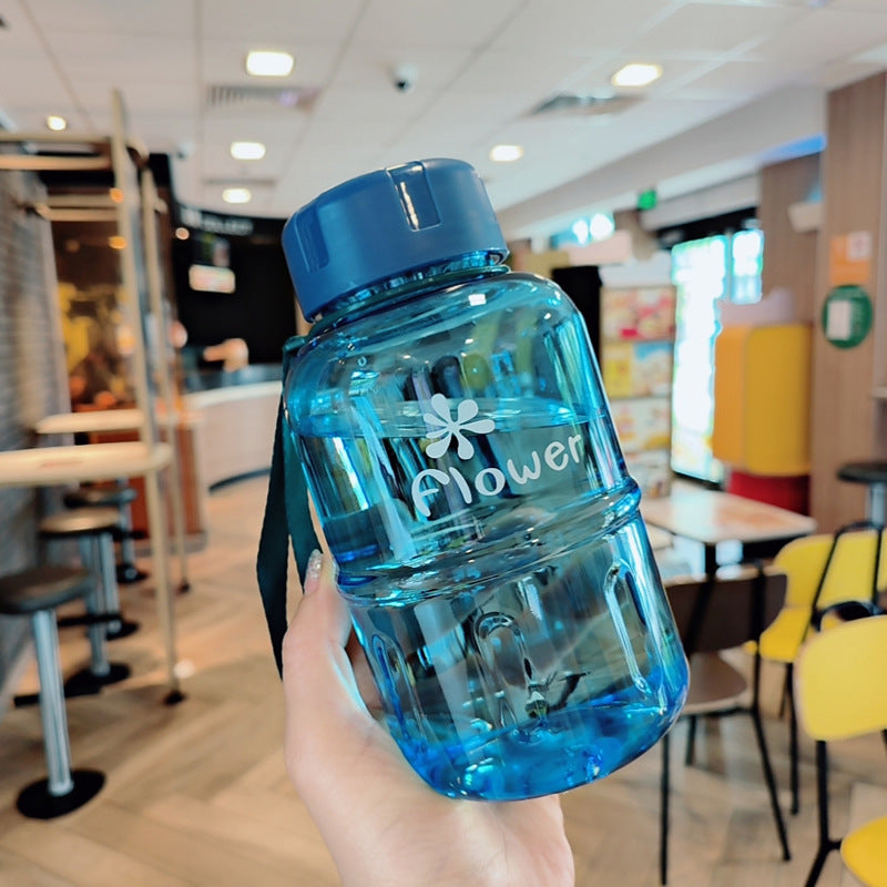 Damen Praktische Wasserflasche mit abnehmbarer Trageschlaufe Karnz