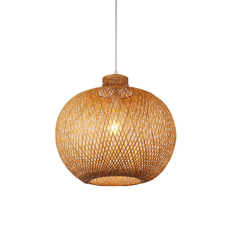 Woven Bamboo Deckenlampe