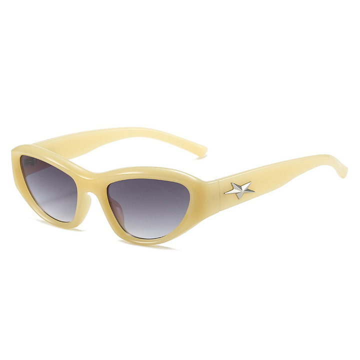 Retro-inspirierte Cat-Eye-Sonnenbrille Karnz