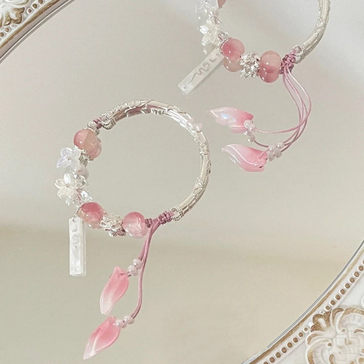Floral Perlencharme Armreif Karnz