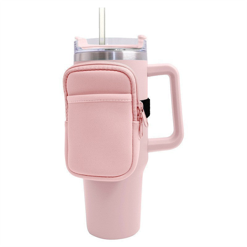 Unisex Getränkehalter mit praktischer Tasche Karnz