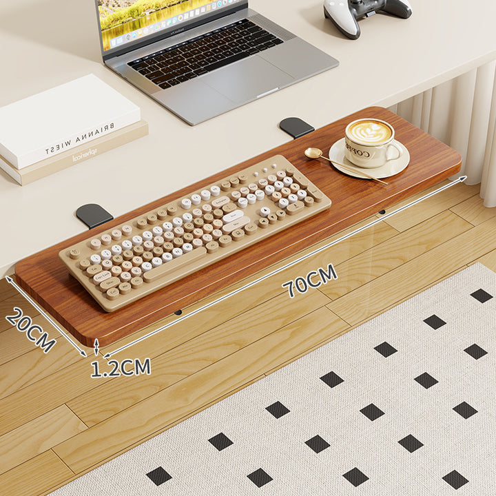 Clip-On Bambus Klappbecher und Snack-Seiten Tisch mit verstellbarem Drehklemme
