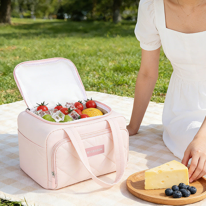 Stylische isolierte Lunch-Tasche