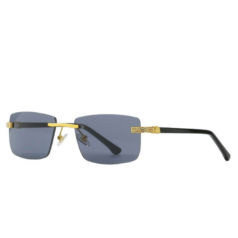Damen elegante Sonnenbrille mit stilvollem Metallrahmen Karnz