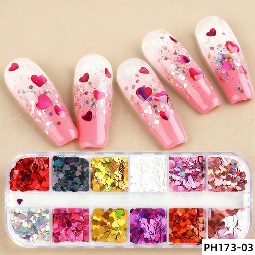 Buntes Nagelkunst Dekorationsset