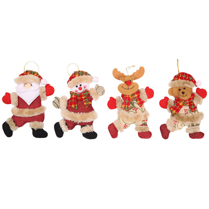 Dekorative Weihnachtsmann Anhänger Karnz