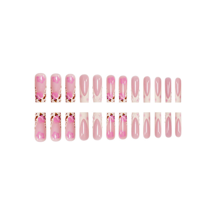Floral Acrylnagelvergrößerungen Karnz