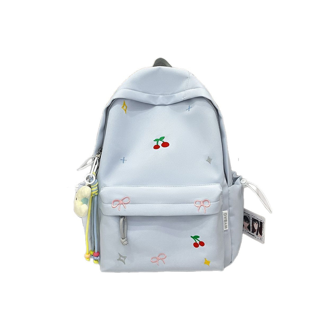 Verspielter Rucksack mit Stickereien Karnz