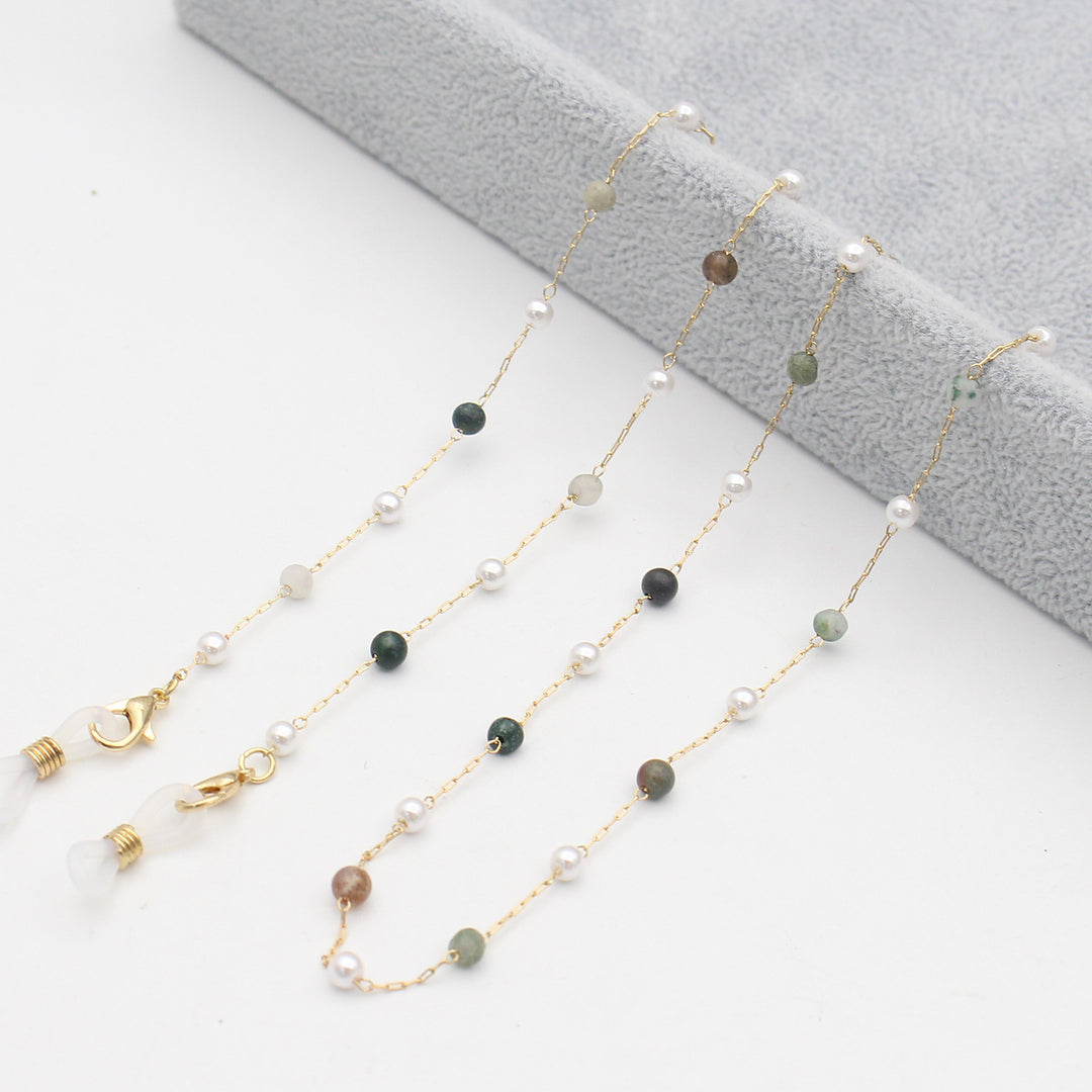 Elegante Mehrfarbige Brillenkette Karnz
