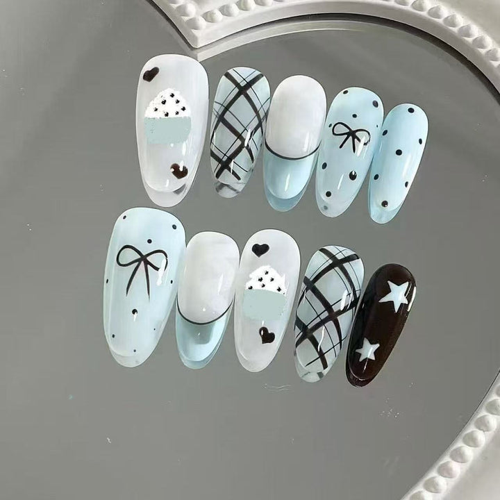 Künstlerisches Stiletto-Nagelset Karnz