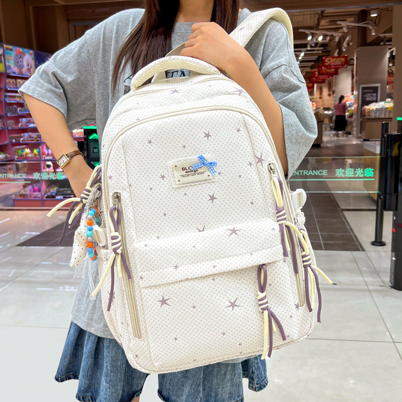 Stylischer mit Sternen verzierten multifunktionalen Rucksack Karnz