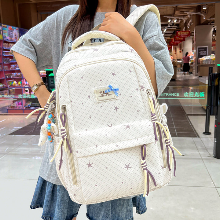 Stylischer mit Sternen verzierten multifunktionalen Rucksack Karnz