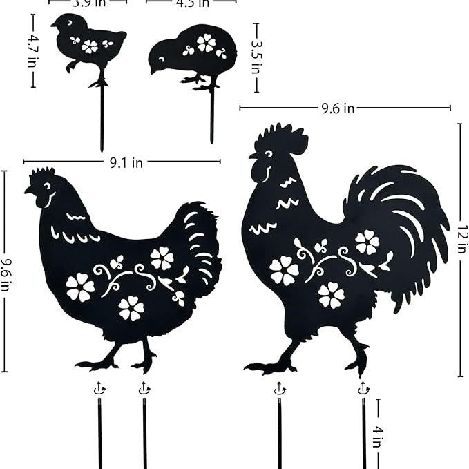 Garten Huhn Dekor Karnz