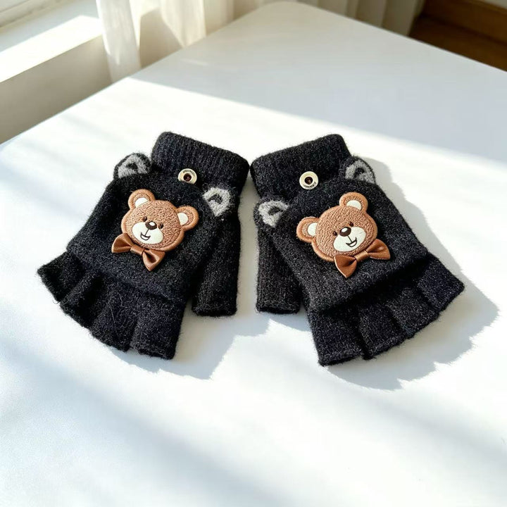 Niedliche bärenmotivierte Handgelenkfreies Handschuhe Karnz