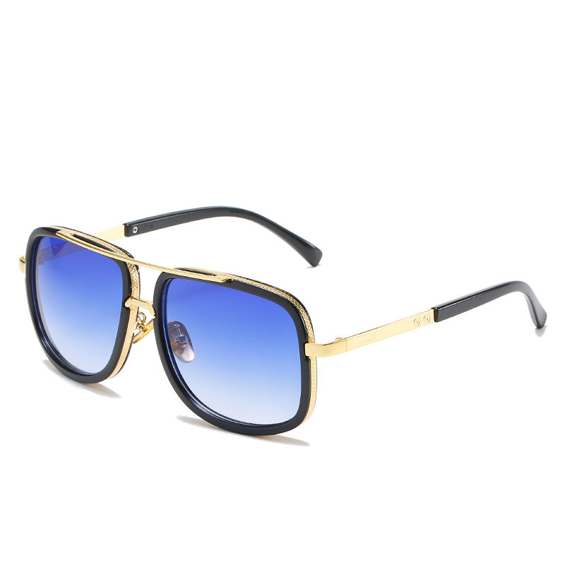 Damen quadratische Sonnenbrille mit luxuriösen Akzenten Karnz