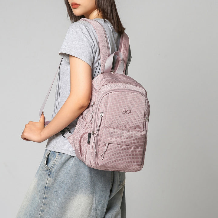 Texturierter Mehrfach-Taschen-Rucksack Karnz