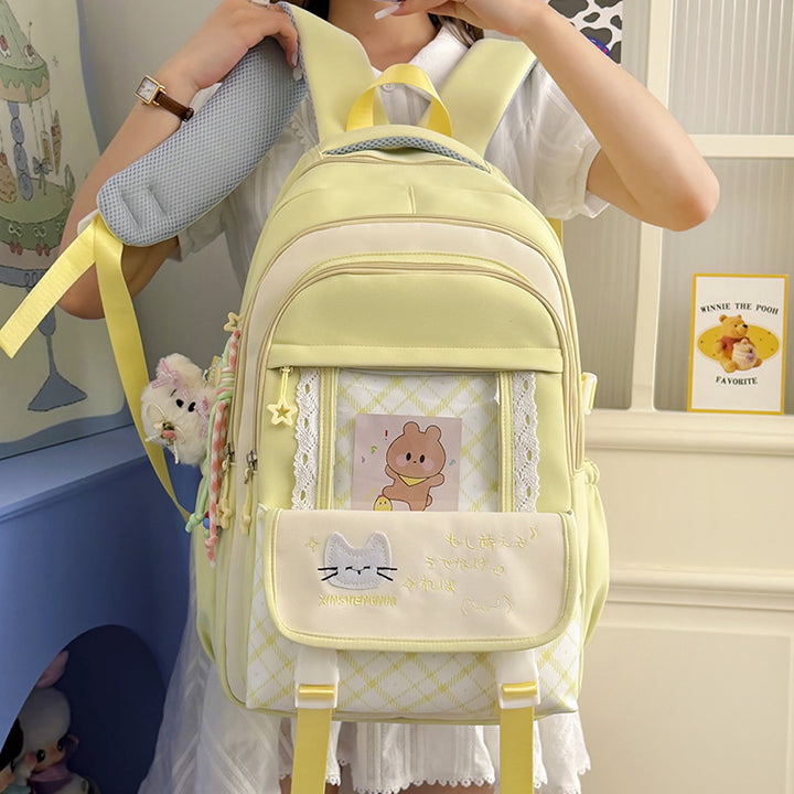 Stylische Grafische Rucksack Karnz