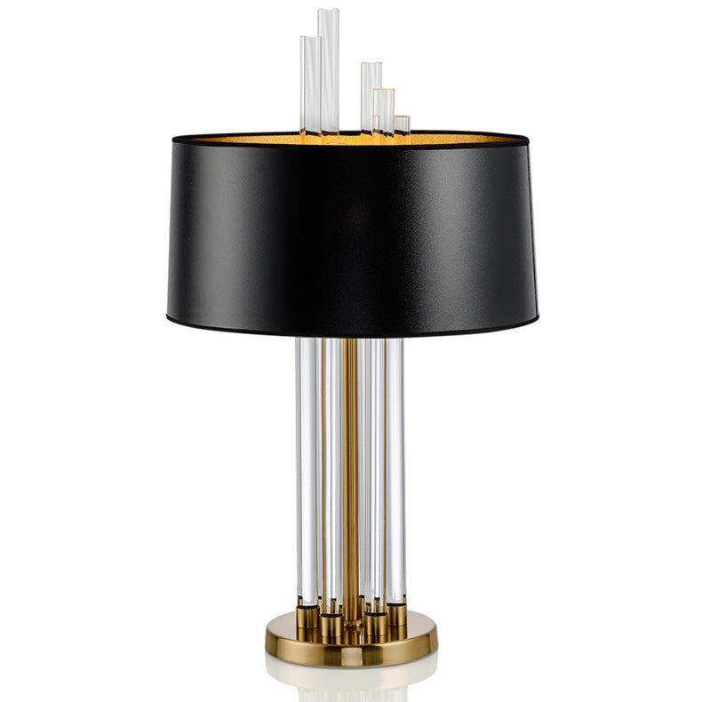 Elegante Kristallglas Tischlampe