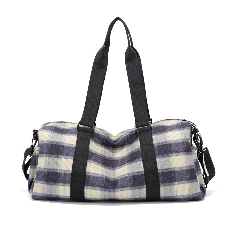Stylischer karierten Gym Duffle Bag Karnz