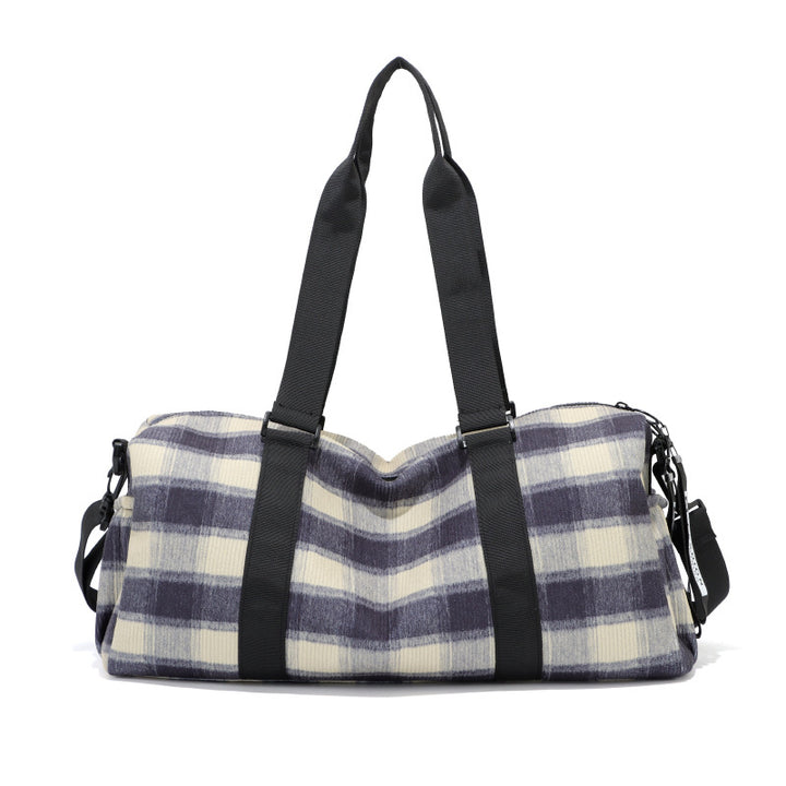 Stylischer karierten Gym Duffle Bag Karnz