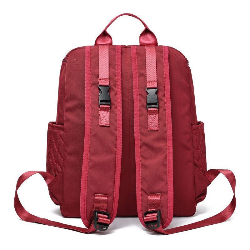 Elegante gesteppt Multi-Compartment Rucksack Karnz