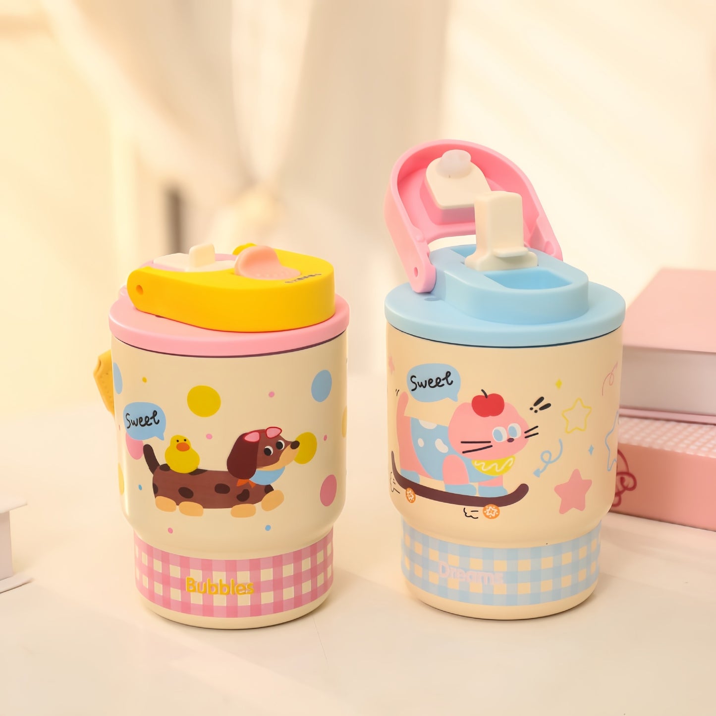 Damen Trinkbecher mit lustigem Tierdesign Karnz