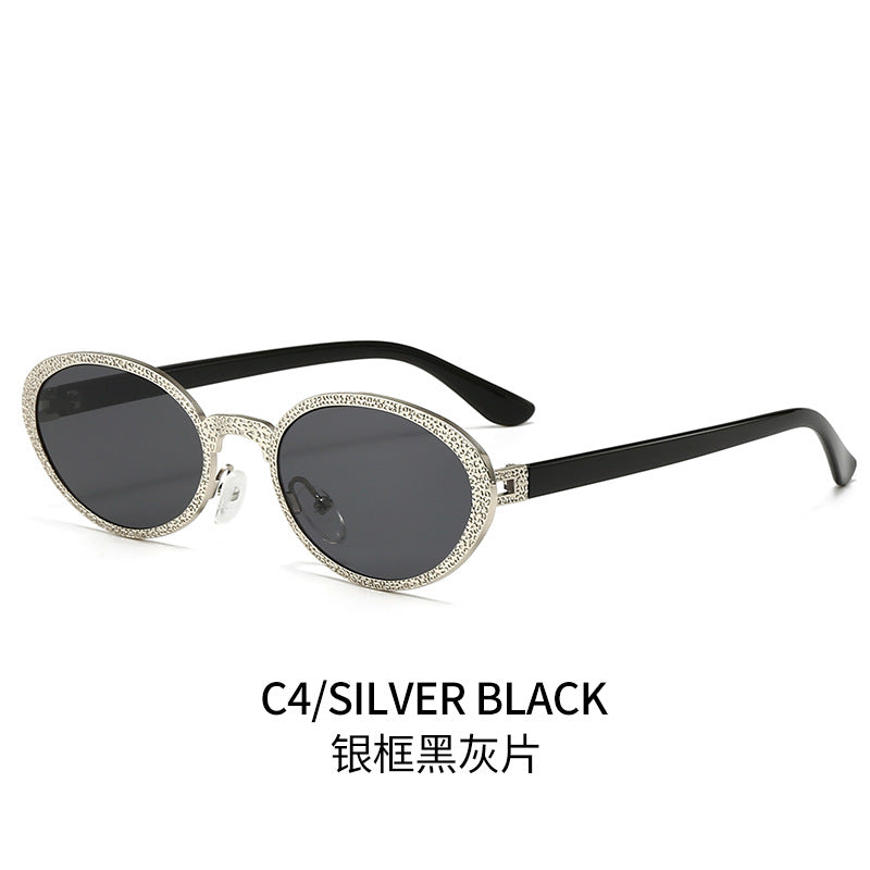 Damen Glamouröse Sonnenbrille mit luxuriösem Schmuckrahmen Karnz