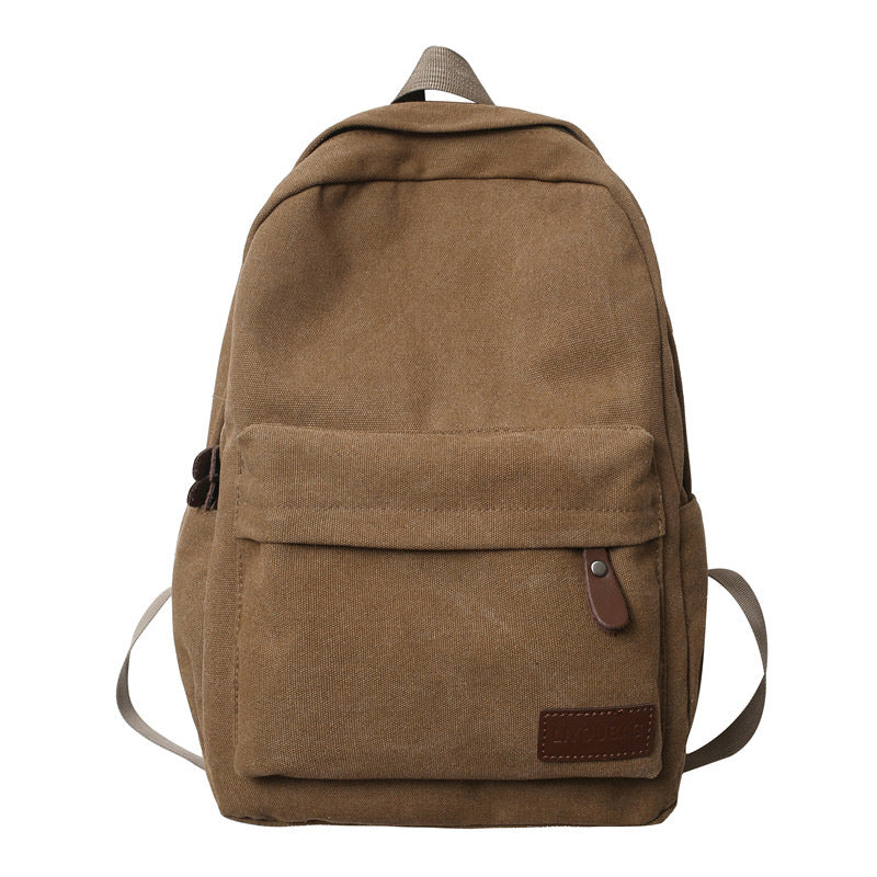 Lässiger Leinwand-Rucksack Karnz
