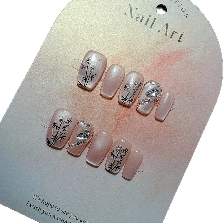 Dekoratives Press-On Nagelset Karnz