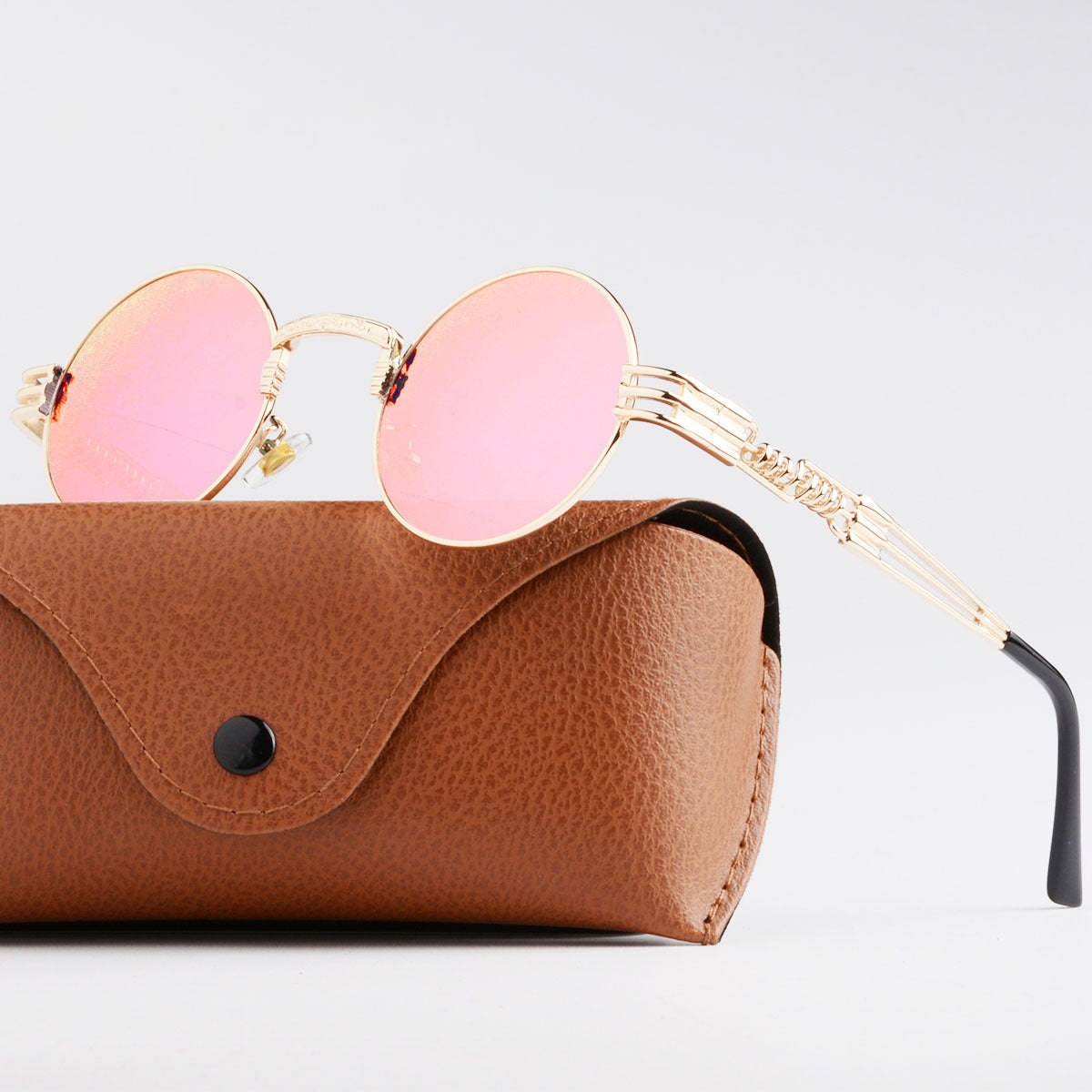 Damen Künstlerische Rundbrille Karnz