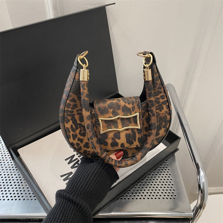 Stylische Leopardenmuster-Handtasche Karnz