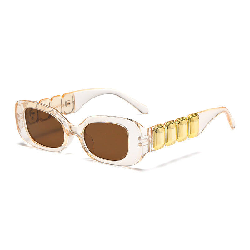 Damen modische Sonnenbrille mit glamourösem Rahmen Karnz