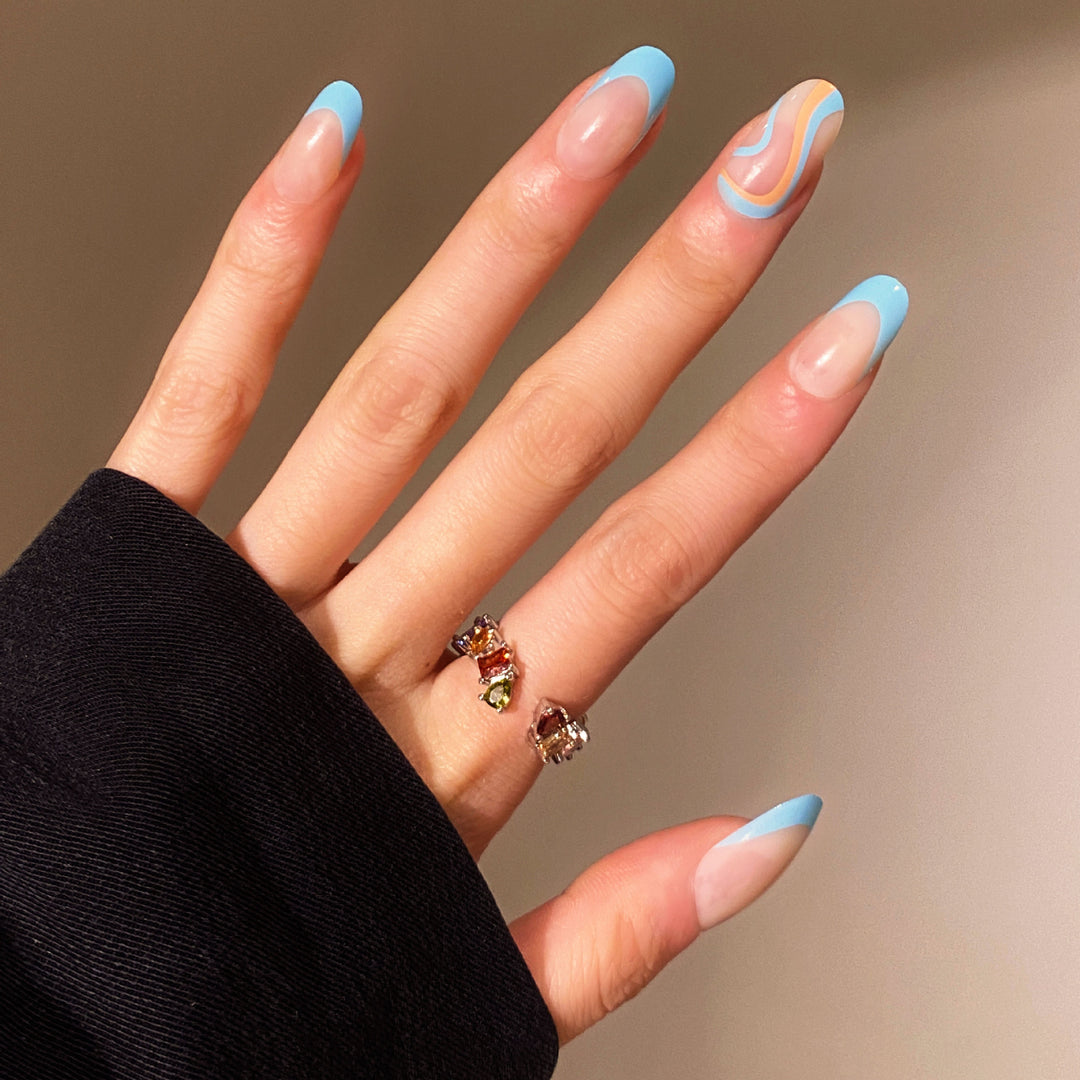 Chic Star Akzent-Nagelerweiterungen