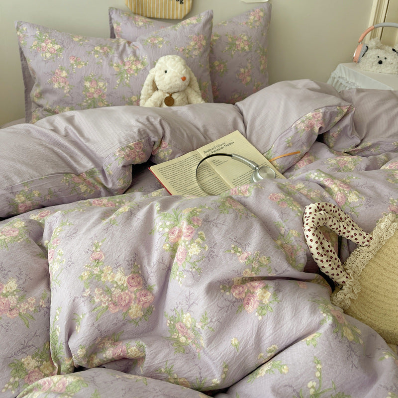 Blumendesign Bettwäsche Set