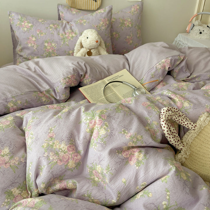 Blumendesign Bettwäsche Set