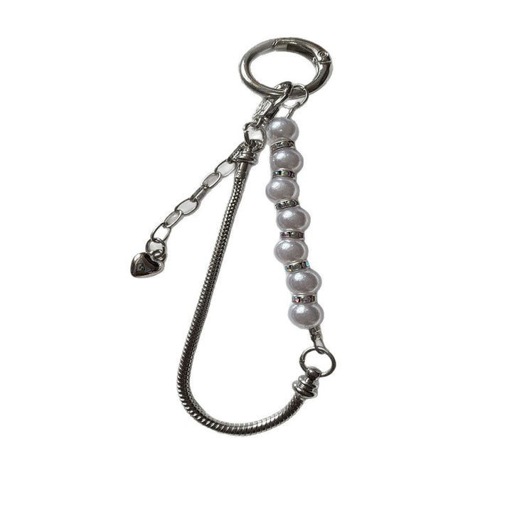 Eleganter Perlen Charm Schlüsselanhänger Karnz 1790134943