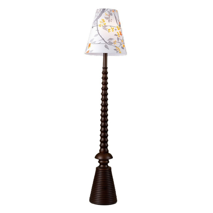 Blumenmuster Stehlampe