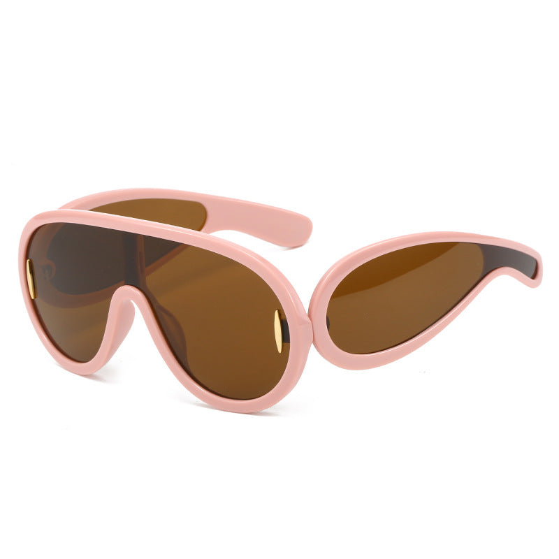 Damen fashion-forward Sportsonnenbrille Karnz