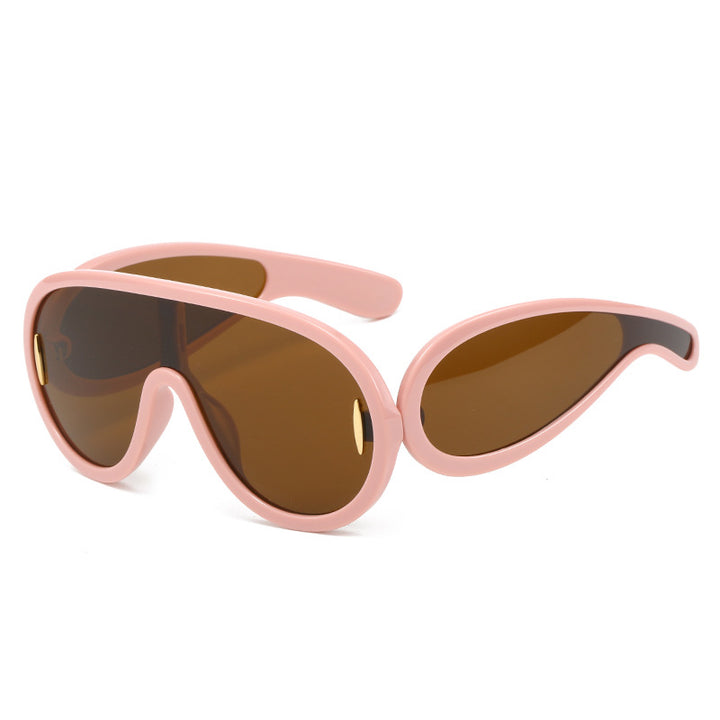 Damen fashion-forward Sportsonnenbrille Karnz