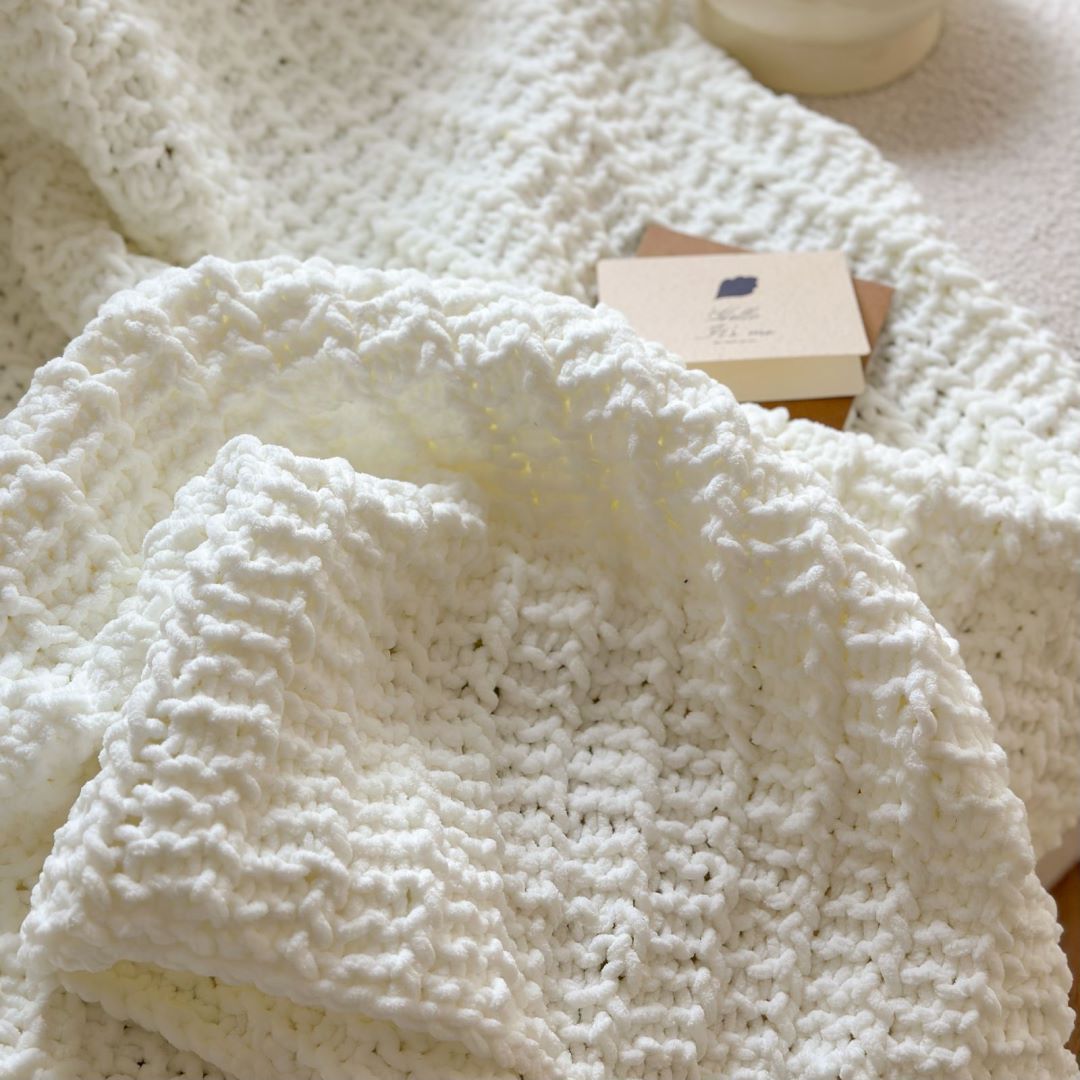 Damen Gemütliche Strickdecke Karnz