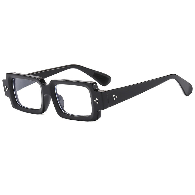 Fette rechteckige Rahmenbrille Karnz