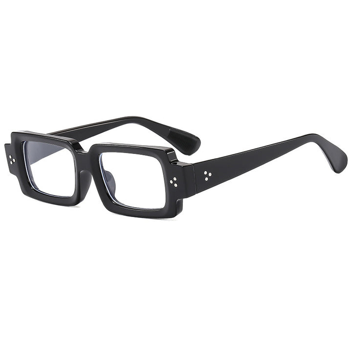 Fette rechteckige Rahmenbrille Karnz
