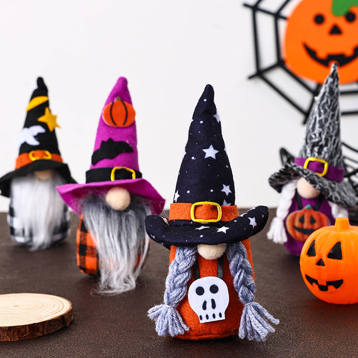Dekorative Halloween Gnome Figur Karnz