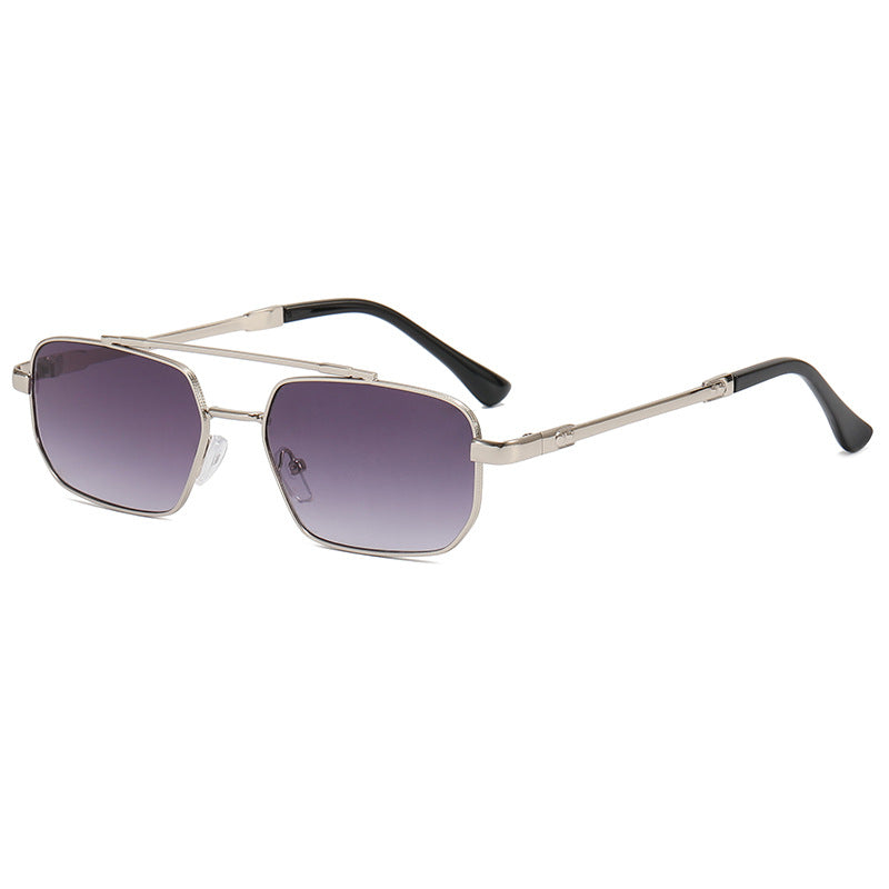 Damen modische geometrische Brille mit leichtem Metallrahmen Karnz
