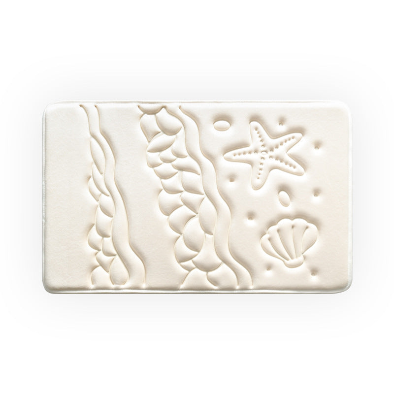 Küsten-Themen Memory Foam Badematte Karnz