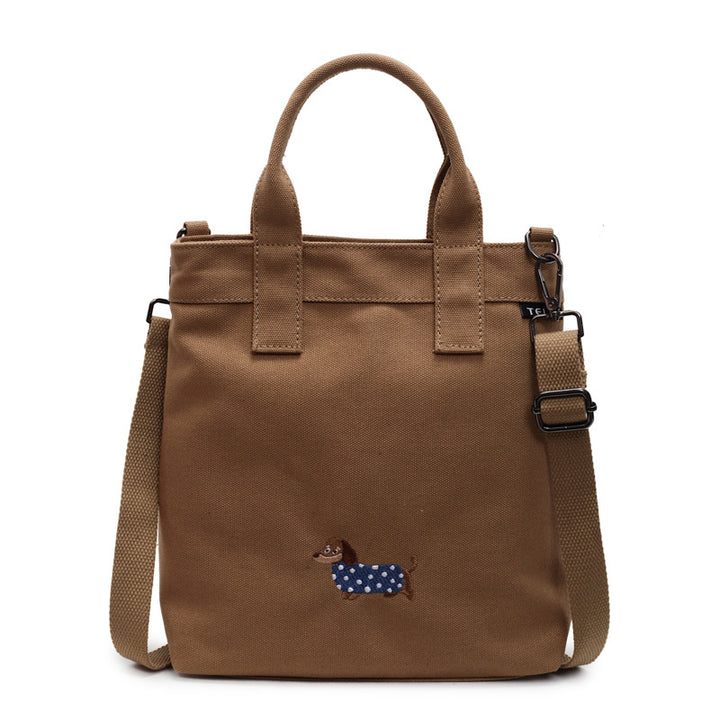 Stylische Canvas-Handtasche Karnz