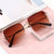 Damen quadratische Sonnenbrille mit elegantem Metallrahmen und robusten Gläsern Karnz