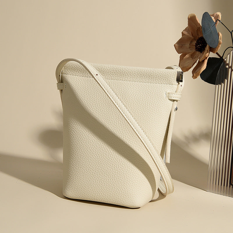 Elegante Texturierte Bucket Bag Karnz