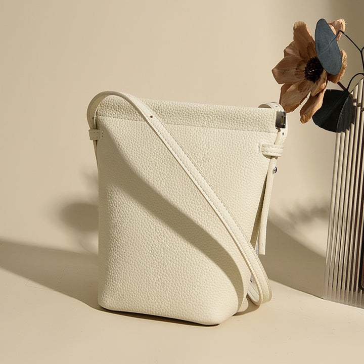 Elegante Texturierte Bucket Bag Karnz