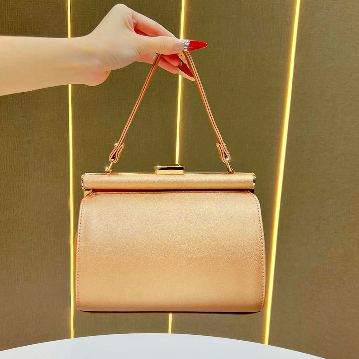 Glamourös Satin Abendhandtasche